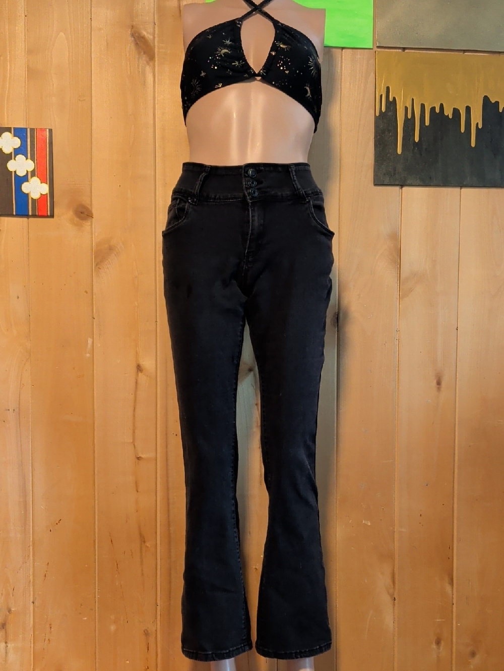 Bamboo Super Soft Black Jeans